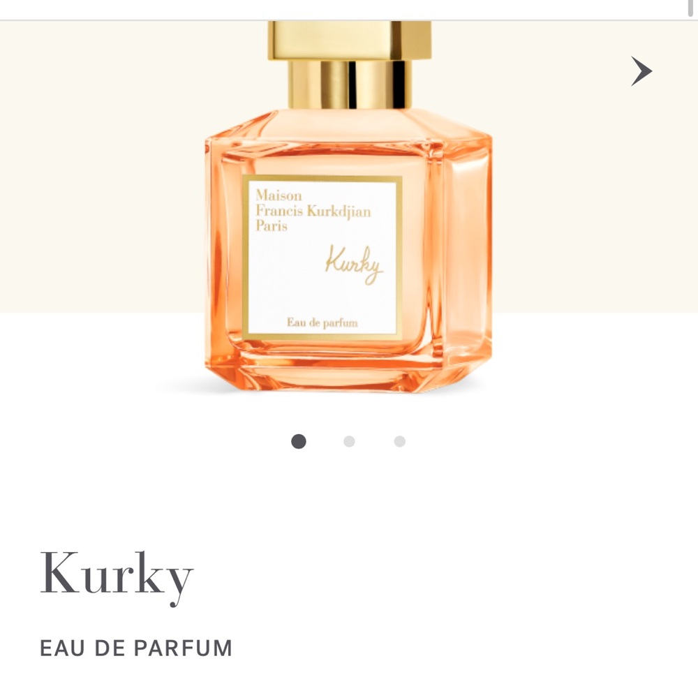 Maison Francis Kurkdjian Kurky Eau de Parfum Bottle - Peach and Gold - Picture 8 of 10